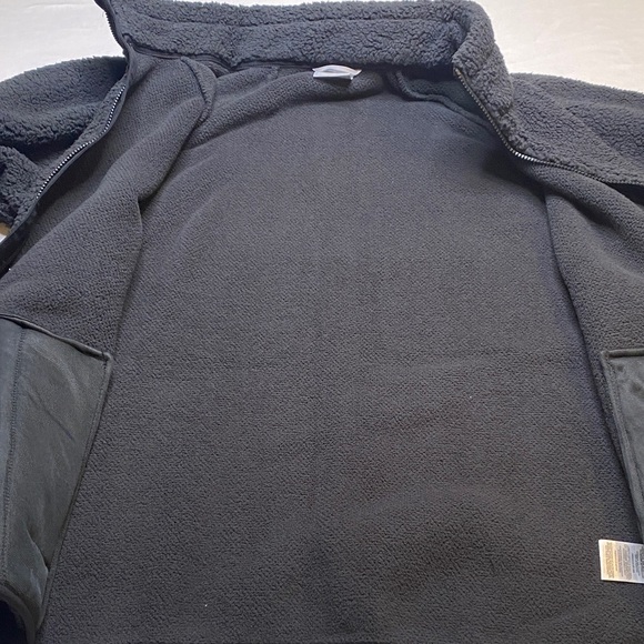 Columbia Charcoal Sherpa Jacket Size Large - Picture 7 of 15